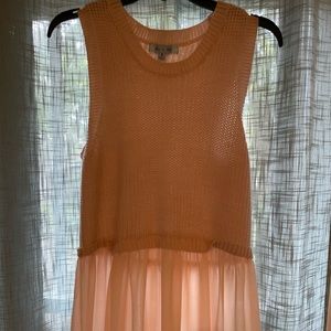 Knit sleeveless sweater